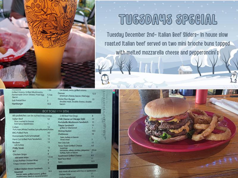 3rd Base Bar & Grill Menu