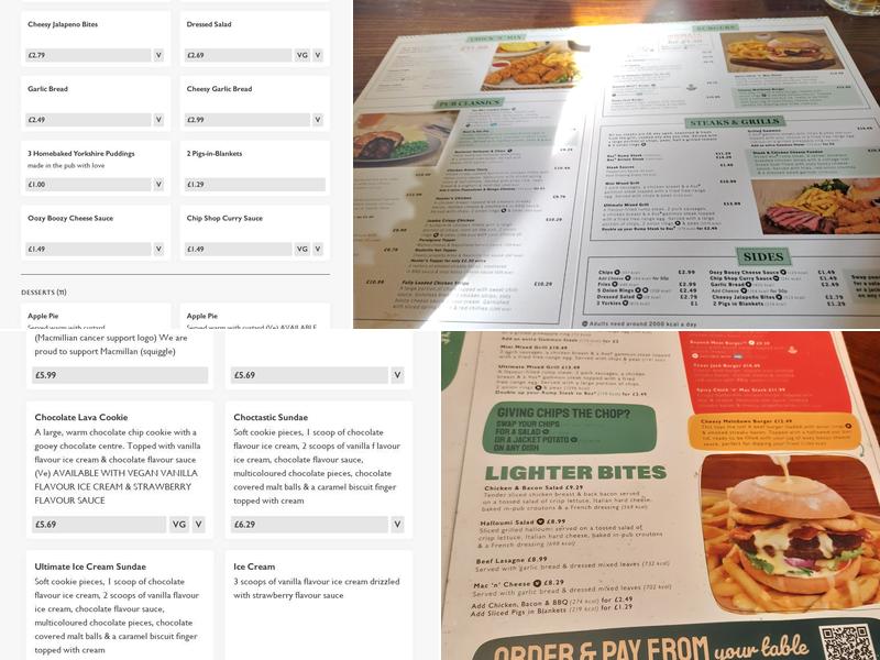 The Broadway, Greene King Pub & Carvery Menu