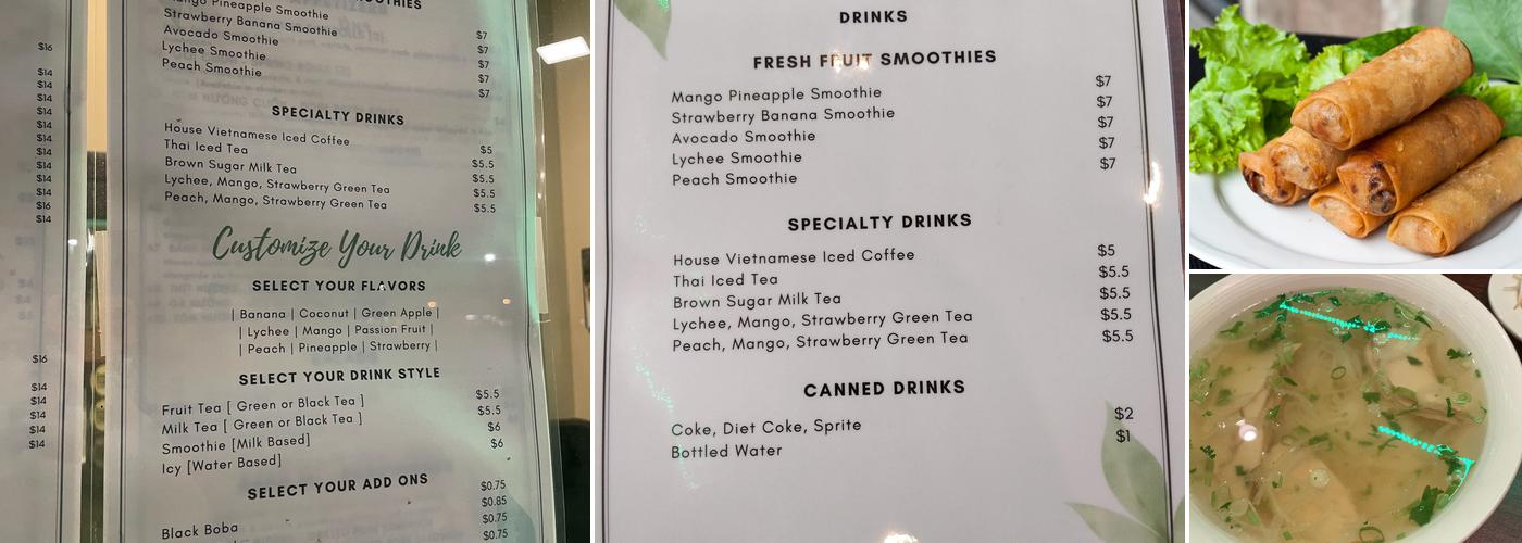 Pho Thien Vietnamese Kitchen Menu