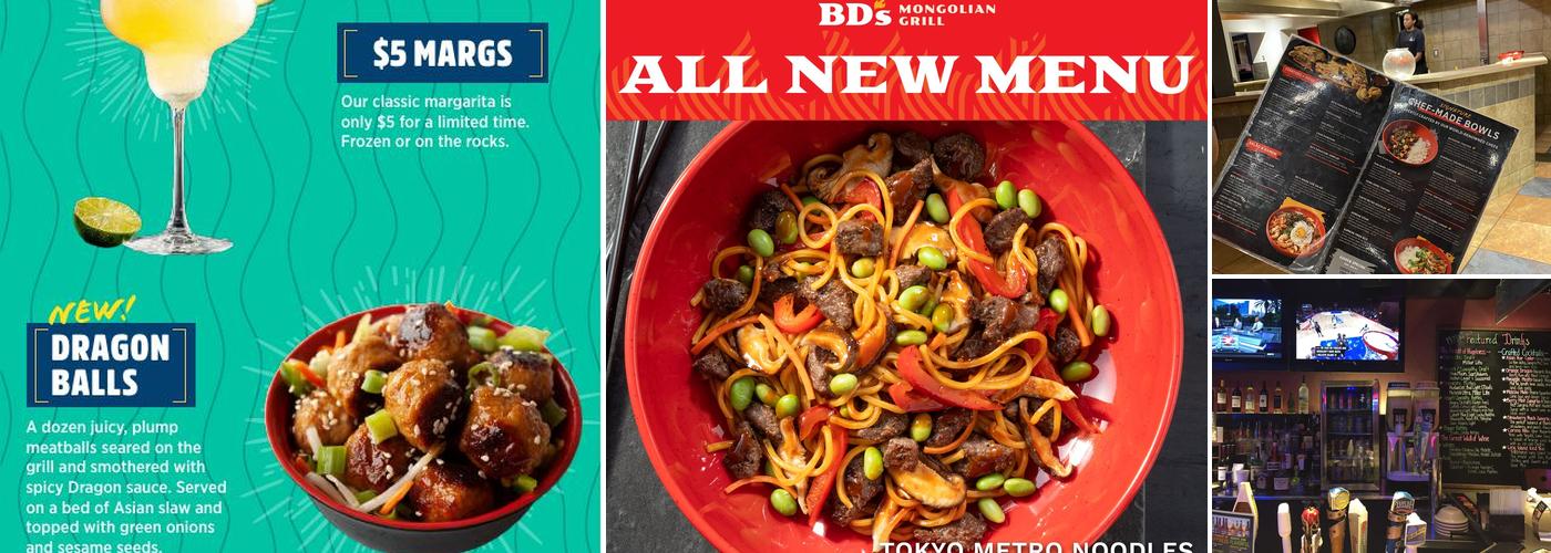 bd's Mongolian Grill Menu