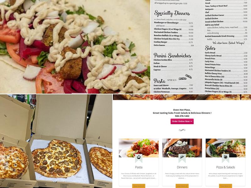 Satucket Pizzeria Menu