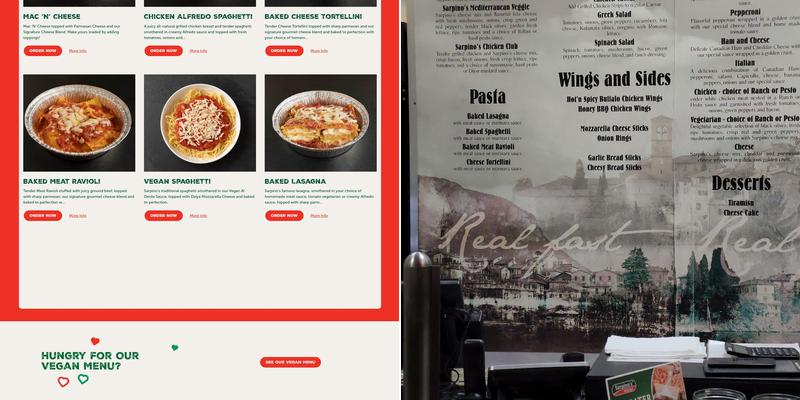 Sarpino's Pizzeria Evanston Menu