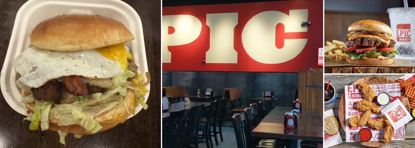 Epic Burger Menu
