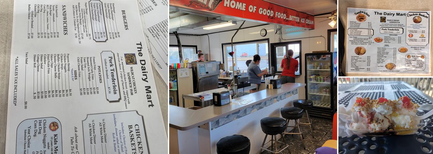 Dairy Mart Menu