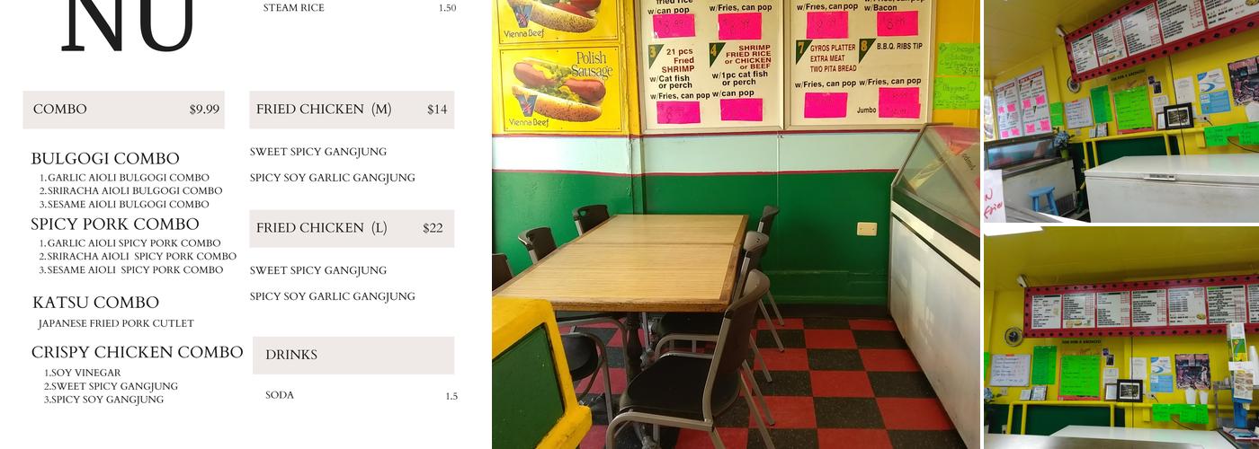 Zip Z Express Menu