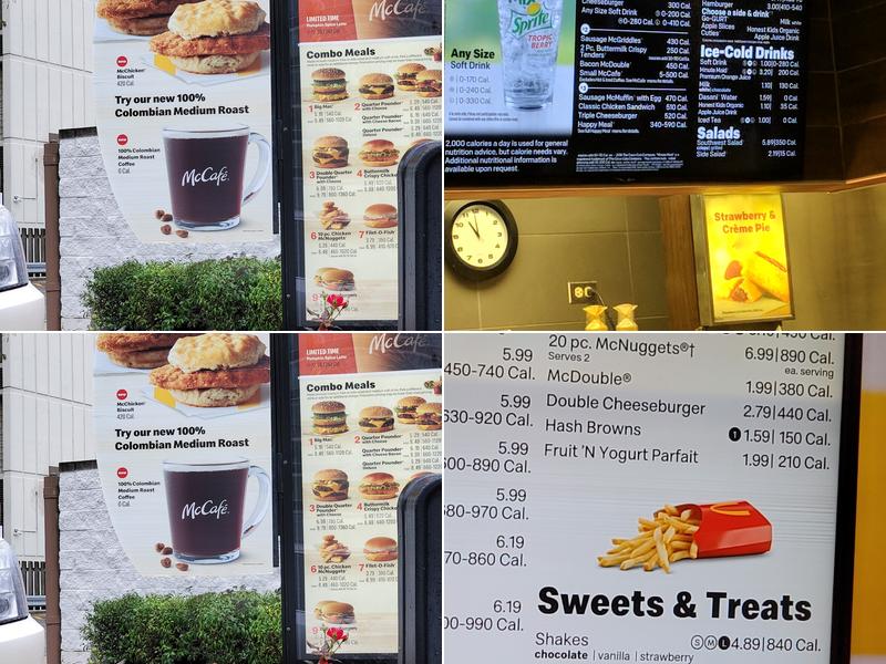 McDonald's Menu
