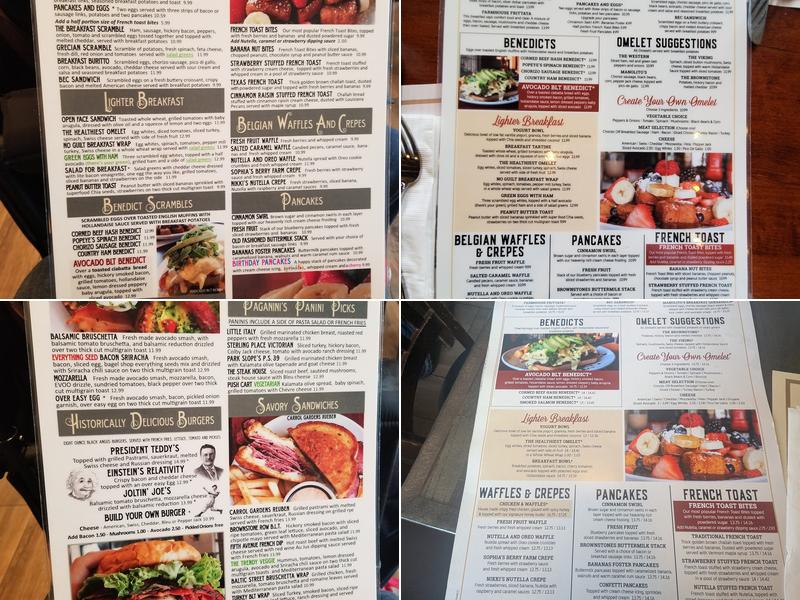 Brownstones Coffee Amityville Menu