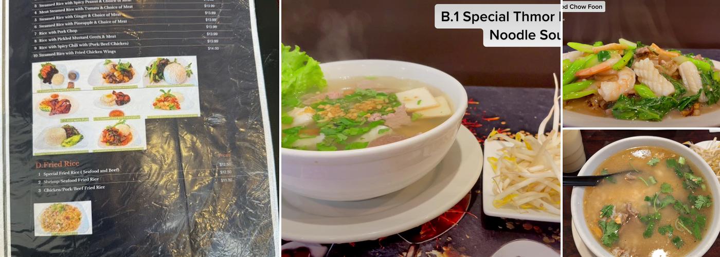THMOR DA Restaurant Menu