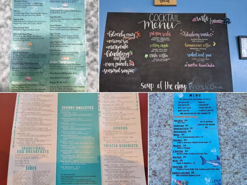 Carmen's Cafe Nicole Menu