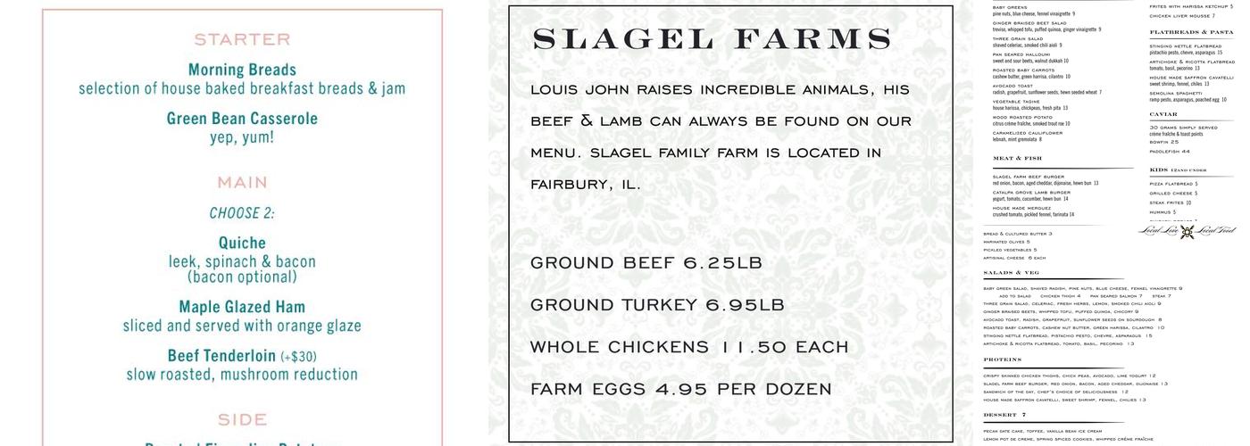 Found Kitchen and Social House Menu