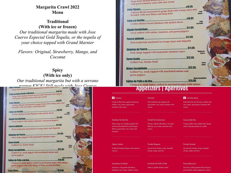 Tijuana Mexican Food Menu