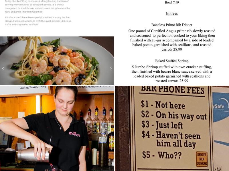 Red Wing Diner Inc Menu