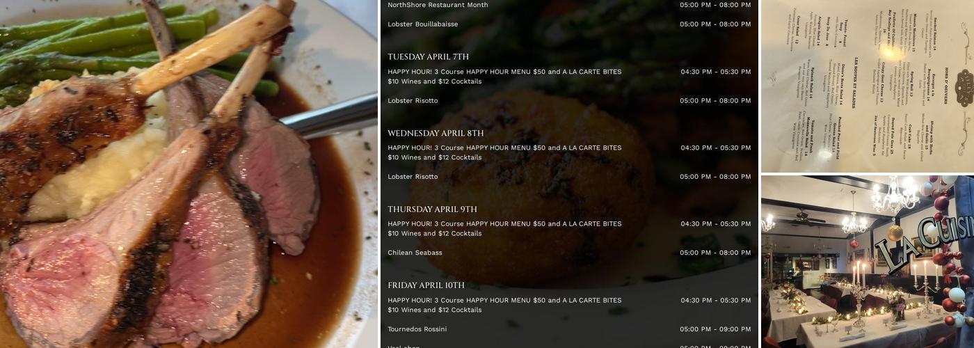 Jilly's Cafe Menu