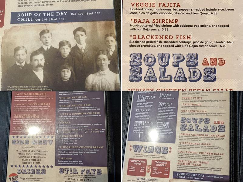 Ike's Place Bar & Grill Menu