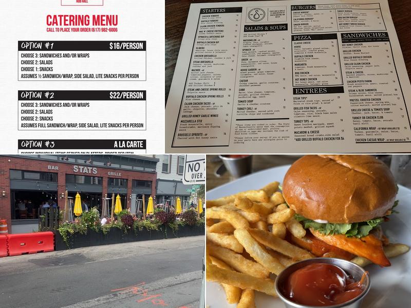 Stats Bar & Grille Menu