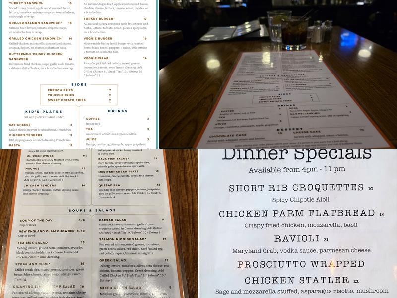 The Mission Bar & Grill Menu