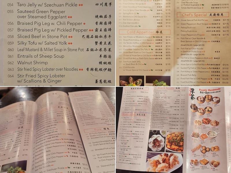 Peppercorns Kitchen Menu