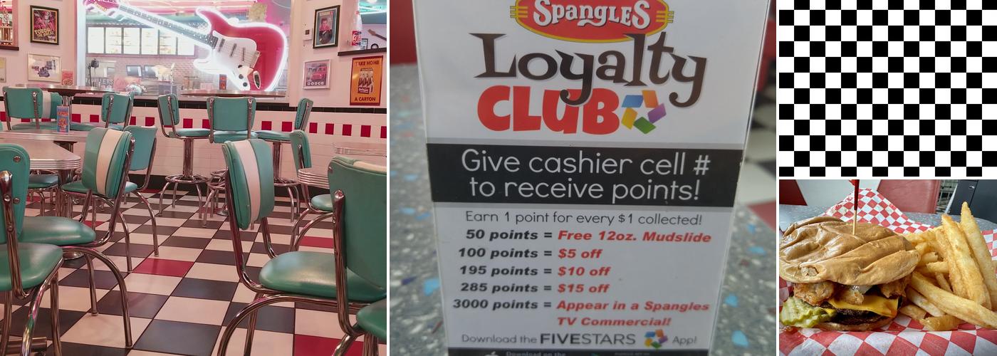 Spangles Menu