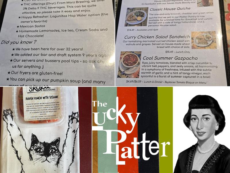 Lucky Platter Menu