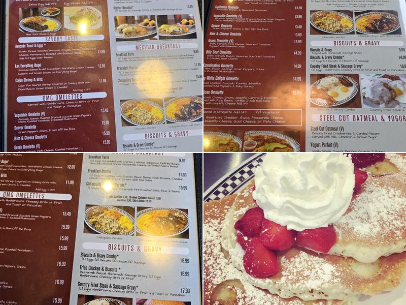 Cozy Corner Restaurant & Pancake House Menu