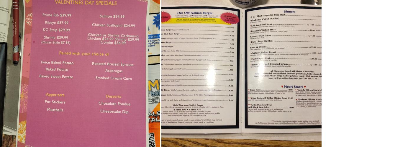 Laurie's Kitchen Menu