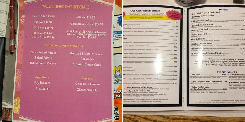 Laurie's Kitchen Menu