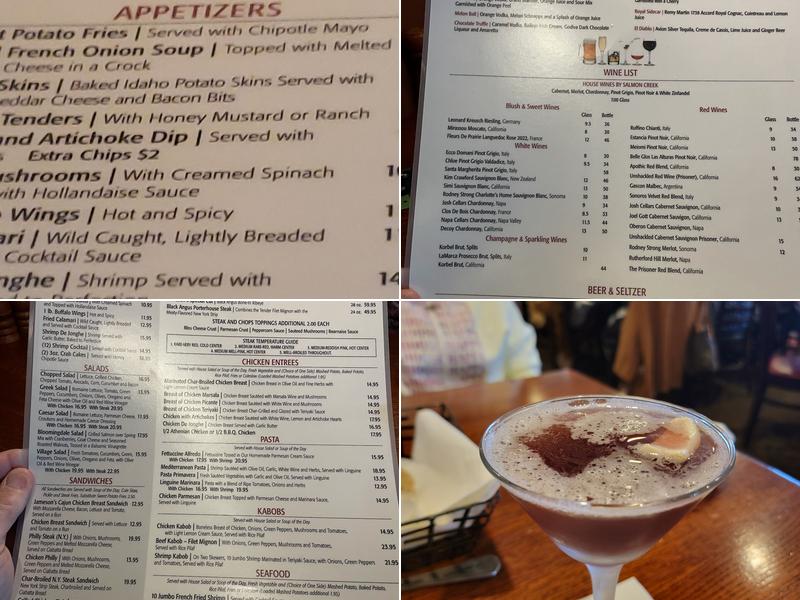 Jameson's Charhouse Menu