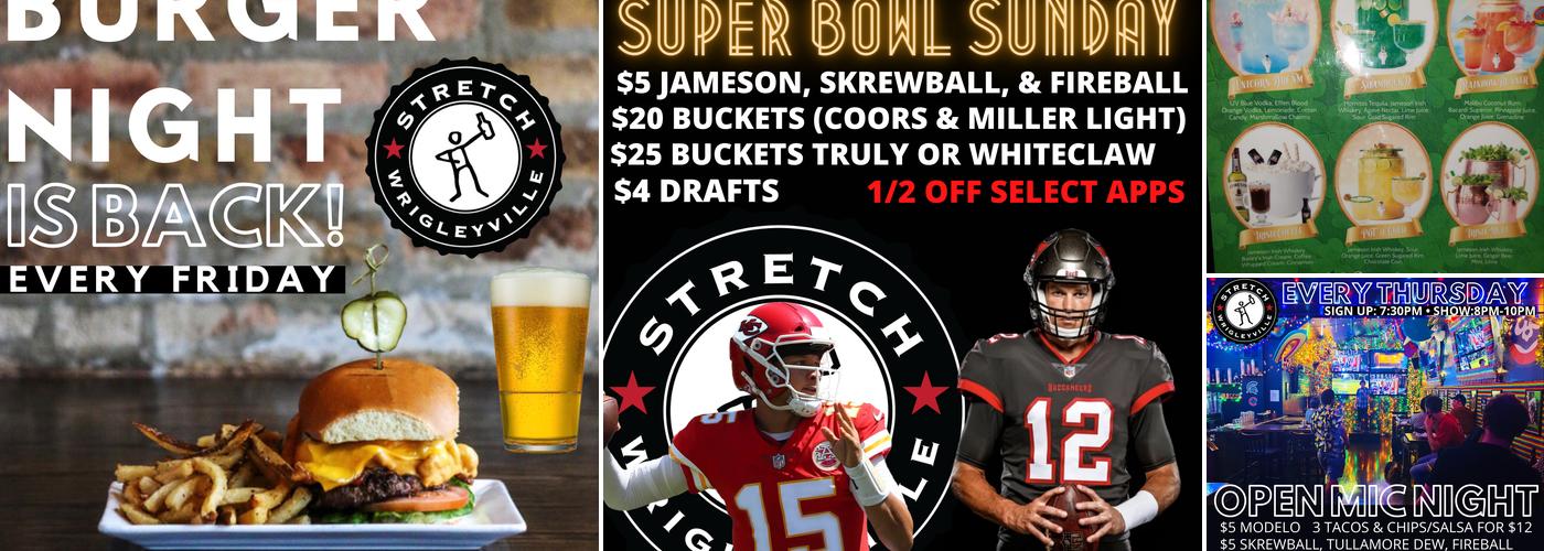 STRETCH BAR/GRILL Menu