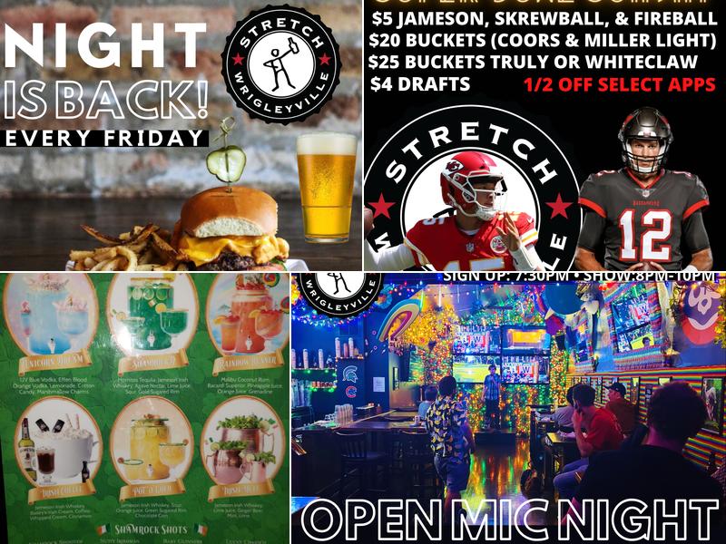 STRETCH BAR/GRILL Menu