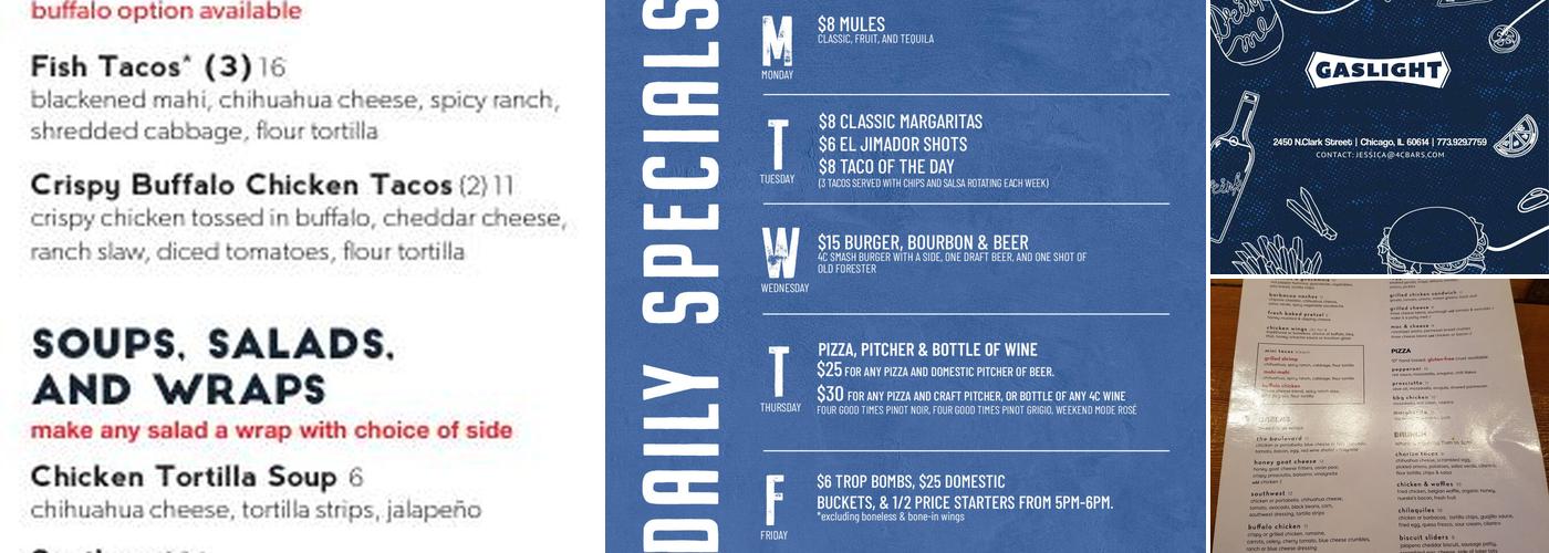 Gaslight Menu