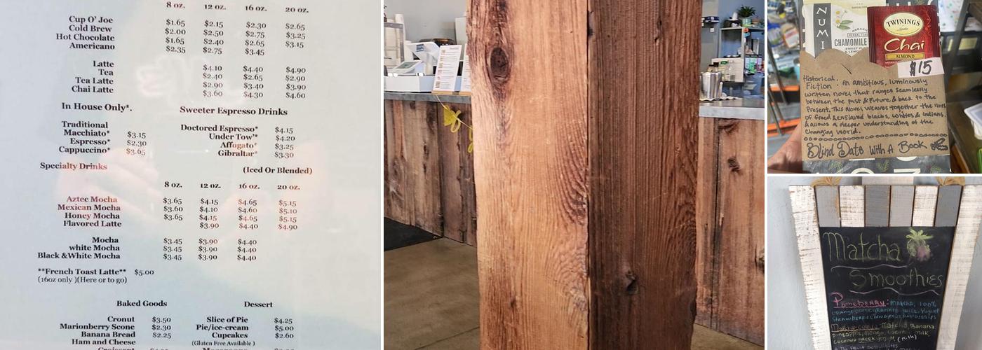 Steele House Coffee Menu