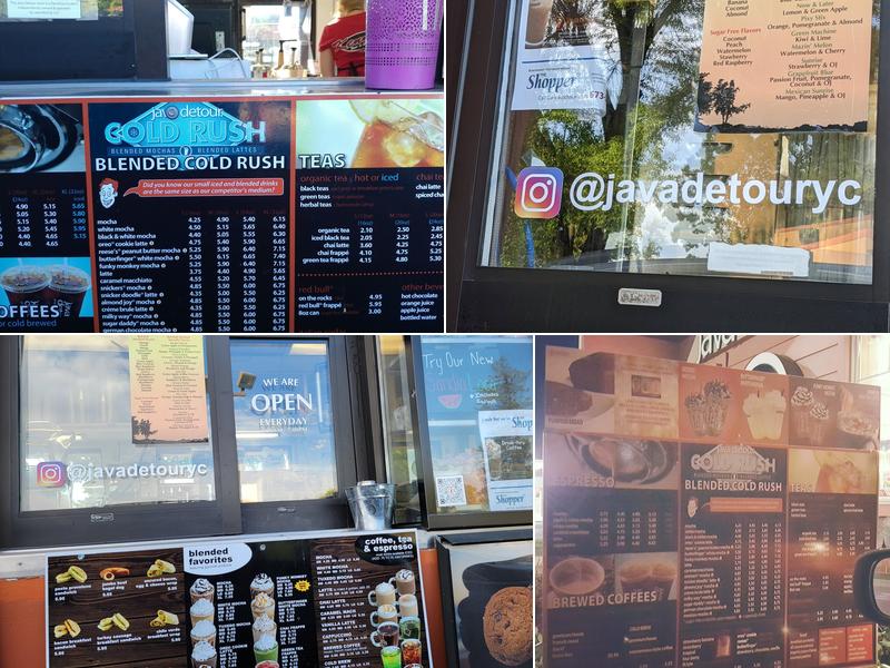 Java Detour Menu