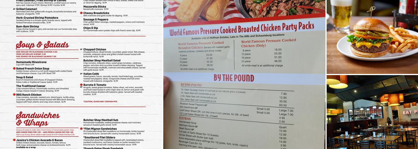 Moretti's Schaumburg Menu