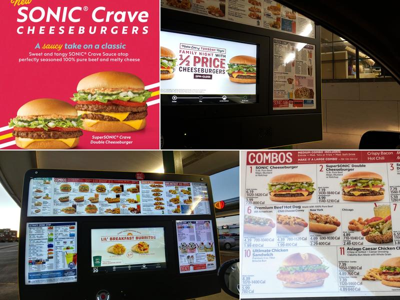 Sonic Drive-In Menu