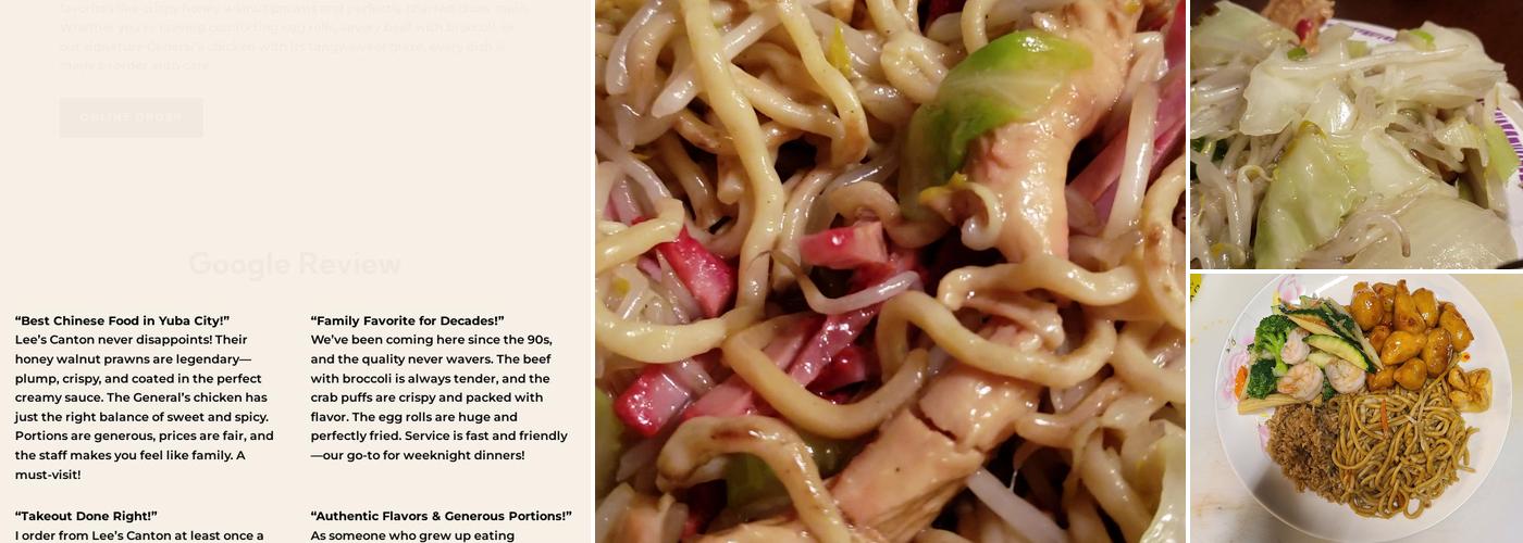 Lee's Canton Restaurant Menu