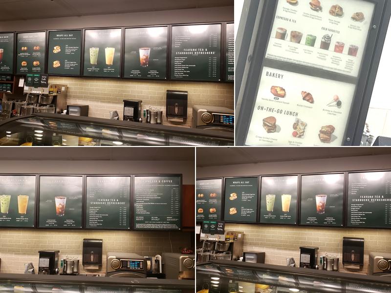 Starbucks Menu