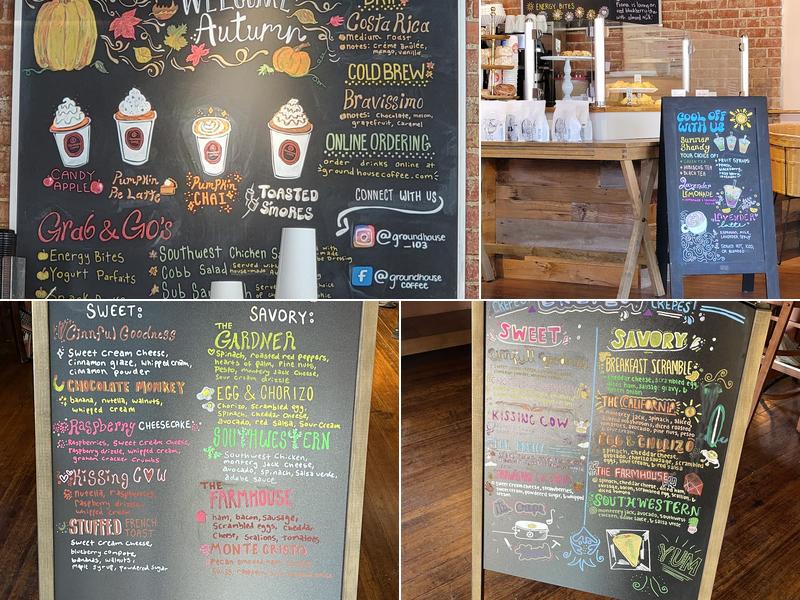 Groundhouse Coffee Menu