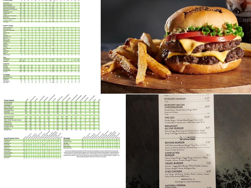 BurgerFi Menu
