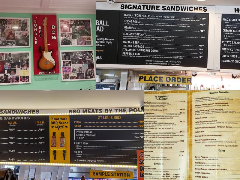 Big Ange's Eatery Menu