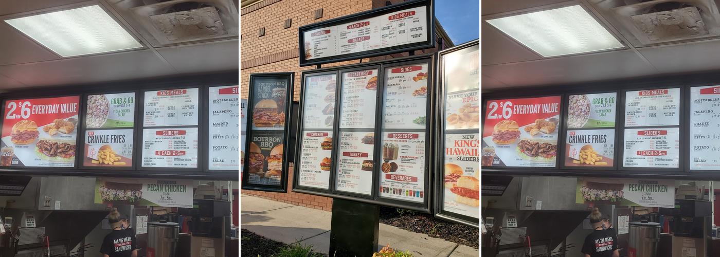 Arby's Menu