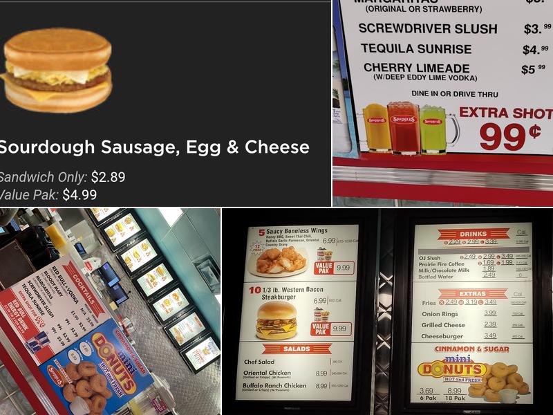 Spangles Menu
