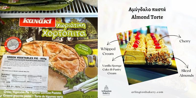 Arlington Bakery & Méli Marketplace Menu