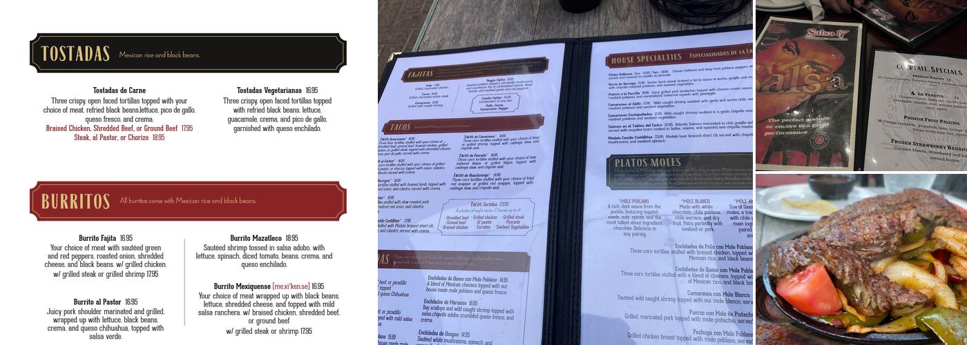 Salsa 17 Menu