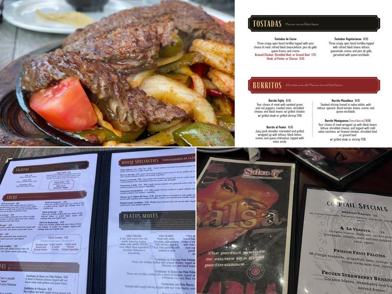 Salsa 17 Menu