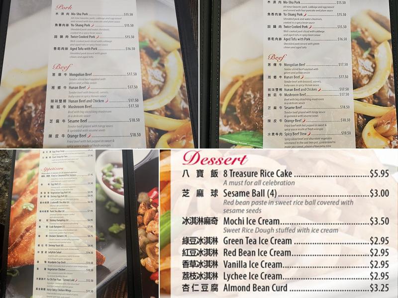 Chef Ping Menu