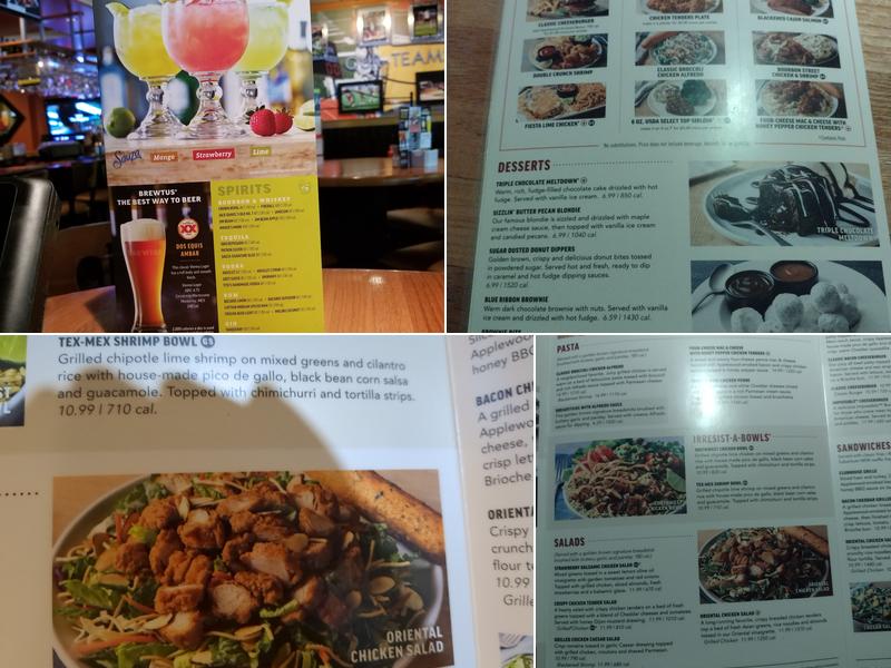 Applebee's Grill + Bar Menu