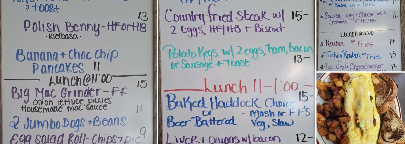 Kellie's Menu