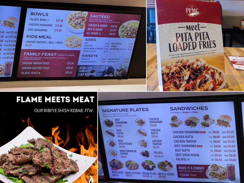 Pita Pita Mediterranean Grill Menu