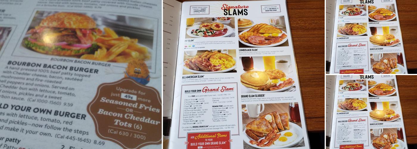 Denny's Menu