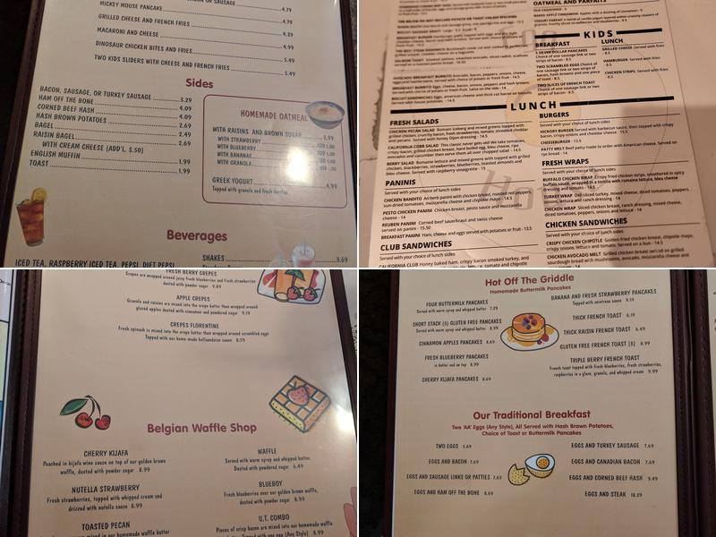 Uptown Cafe Menu
